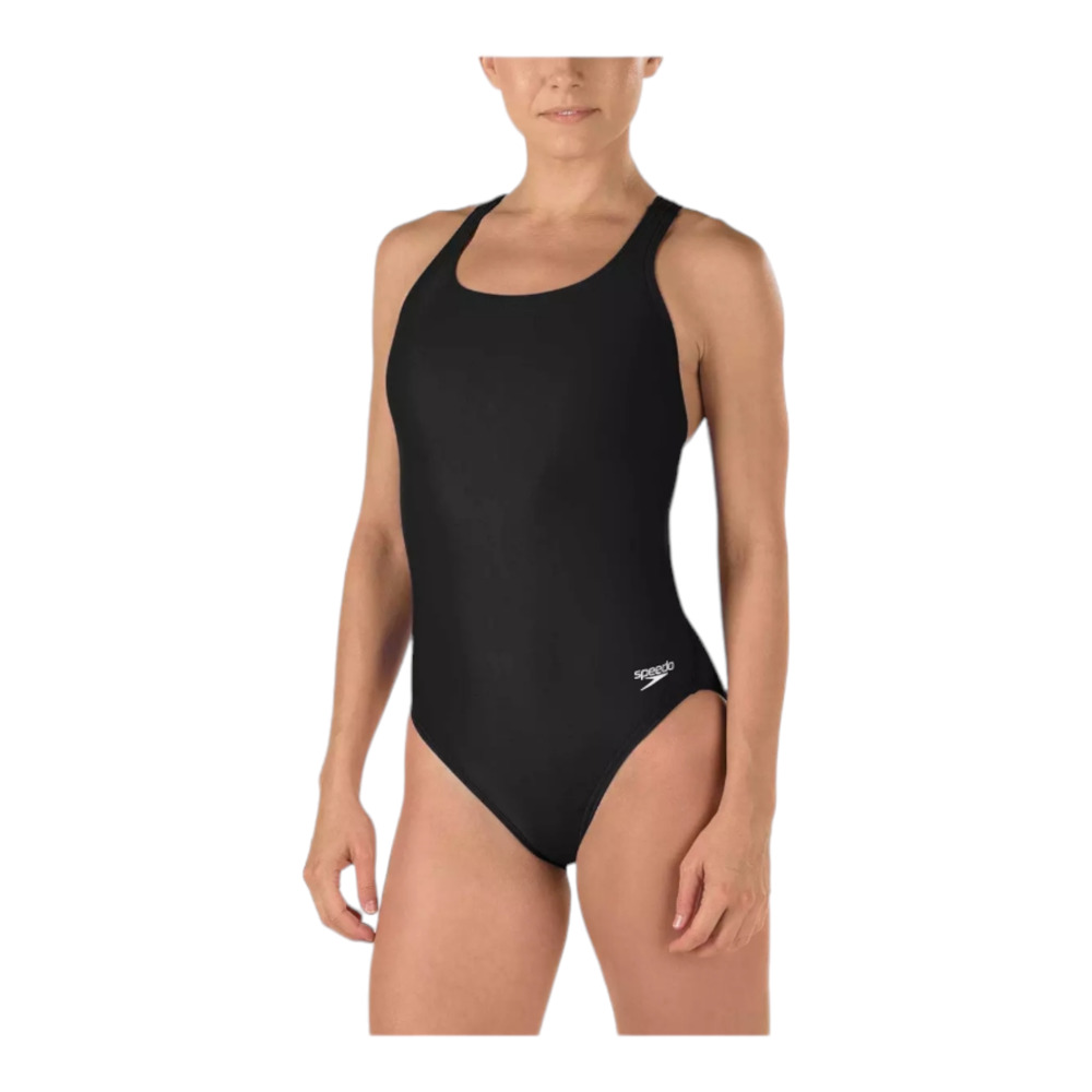 Speedo Women's Power Flex Eco Super Pro Swimsuit Sz 28 Black - Picture 1 of 5